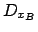 $ D_{x_B}$