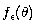 f_\epsilon(\theta)