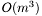 $O(m^3)$