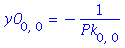 y0[0, 0] = -1/Pk[0, 0]