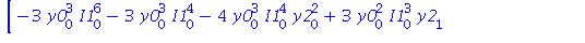 [-3*y0[0]^3*I1[0]^6-3*y0[0]^3*I1[0]^4-4*y0[0]^3*I1[0]^4*y2[0]^2+3*y0[0]^2*I1[0]^3*y2[1]+4*y0[0]^2*I1[0]^3*J4[0]*y2[0]-3*y0[0]^2*I1[0]^3*y3[0]-3*y0[0]*I1[0]*y2[0]+3*J4[0], 7*y0[0]^2*I1[0]^3*y2[0]-4*y0[...