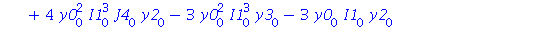 [-3*y0[0]^3*I1[0]^6-3*y0[0]^3*I1[0]^4-4*y0[0]^3*I1[0]^4*y2[0]^2+3*y0[0]^2*I1[0]^3*y2[1]+4*y0[0]^2*I1[0]^3*J4[0]*y2[0]-3*y0[0]^2*I1[0]^3*y3[0]-3*y0[0]*I1[0]*y2[0]+3*J4[0], 7*y0[0]^2*I1[0]^3*y2[0]-4*y0[...