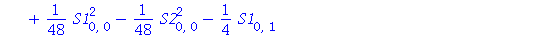 Q0[0, 0] = 1/4*S2[1, 0]-3/8*Pk[0, 0]*S2[0, 0]+5/2*Pk[1, 0]+1/48*S1[0, 0]^2-1/48*S2[0, 0]^2-1/4*S1[0, 1]