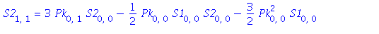 S2[1, 1] = 3*Pk[0, 1]*S2[0, 0]-1/2*Pk[0, 0]*S1[0, 0]*S2[0, 0]-3/2*Pk[0, 0]^2*S1[0, 0]+18*Pk[0, 0]*Pk[0, 1]-12*Pk[1, 1]+2*Pk[1, 0]*S1[0, 0]-1/6*S1[0, 0]*S1[0, 1]-1/12*S1[0, 0]*S2[1, 0]+1/4*S2[0, 0]*S2[...