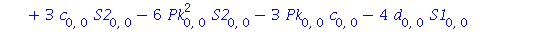 c[1, 0] = -S2[0, 0]*e[0, 0]+3*c[0, 0]*S2[0, 0]-6*Pk[0, 0]^2*S2[0, 0]-3*Pk[0, 0]*c[0, 0]-4*d[0, 0]*S1[0, 0]-24*Pk[0, 0]*S1[0, 0]^2+d[0, 1]