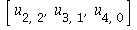 [u[2, 2], u[3, 1], u[4, 0]]