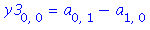 y3[0, 0] = a[0, 1]-a[1, 0]