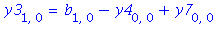 y3[1, 0] = b[1, 0]-y4[0, 0]+y7[0, 0]