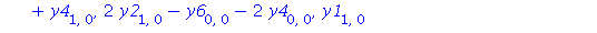 [-y5[0, 1]+y6[1, 0], -y4[0, 1]+y5[1, 0], -y3[0, 1]+y4[1, 0], 2*y2[1, 0]-y6[0, 0]-2*y4[0, 0], y1[1, 0]+y6[0, 0]-y3[0, 0], a[1, 0]-b[0, 0]-y2[0, 0]-y1[0, 0], -y6[0, 1]+c[1, 0], 2*b[1, 0]-y6[0, 0]-2*y5[0...