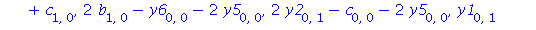 [-y5[0, 1]+y6[1, 0], -y4[0, 1]+y5[1, 0], -y3[0, 1]+y4[1, 0], 2*y2[1, 0]-y6[0, 0]-2*y4[0, 0], y1[1, 0]+y6[0, 0]-y3[0, 0], a[1, 0]-b[0, 0]-y2[0, 0]-y1[0, 0], -y6[0, 1]+c[1, 0], 2*b[1, 0]-y6[0, 0]-2*y5[0...