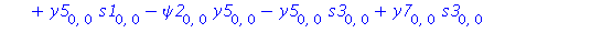 [s2[0, 0]*y5[0, 0]-s2[0, 0]*y7[0, 0]-psi2[0, 0]*y6[0, 0]-2*y6[0, 0]*s3[0, 0]+psi1[0, 0]*y7[0, 0]-y6[0, 1]+y7[1, 0], -2*s2[0, 0]*y6[0, 0]+y5[0, 0]*s1[0, 0]-psi2[0, 0]*y5[0, 0]-y5[0, 0]*s3[0, 0]+y7[0, 0...