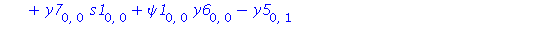 [s2[0, 0]*y5[0, 0]-s2[0, 0]*y7[0, 0]-psi2[0, 0]*y6[0, 0]-2*y6[0, 0]*s3[0, 0]+psi1[0, 0]*y7[0, 0]-y6[0, 1]+y7[1, 0], -2*s2[0, 0]*y6[0, 0]+y5[0, 0]*s1[0, 0]-psi2[0, 0]*y5[0, 0]-y5[0, 0]*s3[0, 0]+y7[0, 0...
