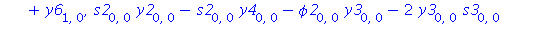 [s2[0, 0]*y5[0, 0]-s2[0, 0]*y7[0, 0]-psi2[0, 0]*y6[0, 0]-2*y6[0, 0]*s3[0, 0]+psi1[0, 0]*y7[0, 0]-y6[0, 1]+y7[1, 0], -2*s2[0, 0]*y6[0, 0]+y5[0, 0]*s1[0, 0]-psi2[0, 0]*y5[0, 0]-y5[0, 0]*s3[0, 0]+y7[0, 0...