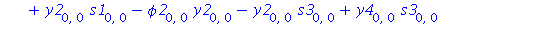 [s2[0, 0]*y5[0, 0]-s2[0, 0]*y7[0, 0]-psi2[0, 0]*y6[0, 0]-2*y6[0, 0]*s3[0, 0]+psi1[0, 0]*y7[0, 0]-y6[0, 1]+y7[1, 0], -2*s2[0, 0]*y6[0, 0]+y5[0, 0]*s1[0, 0]-psi2[0, 0]*y5[0, 0]-y5[0, 0]*s3[0, 0]+y7[0, 0...