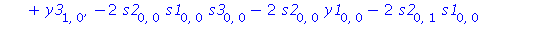 [s2[0, 0]*y5[0, 0]-s2[0, 0]*y7[0, 0]-psi2[0, 0]*y6[0, 0]-2*y6[0, 0]*s3[0, 0]+psi1[0, 0]*y7[0, 0]-y6[0, 1]+y7[1, 0], -2*s2[0, 0]*y6[0, 0]+y5[0, 0]*s1[0, 0]-psi2[0, 0]*y5[0, 0]-y5[0, 0]*s3[0, 0]+y7[0, 0...