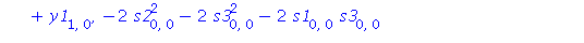 [s2[0, 0]*y5[0, 0]-s2[0, 0]*y7[0, 0]-psi2[0, 0]*y6[0, 0]-2*y6[0, 0]*s3[0, 0]+psi1[0, 0]*y7[0, 0]-y6[0, 1]+y7[1, 0], -2*s2[0, 0]*y6[0, 0]+y5[0, 0]*s1[0, 0]-psi2[0, 0]*y5[0, 0]-y5[0, 0]*s3[0, 0]+y7[0, 0...