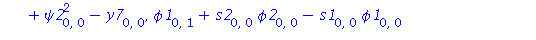 [s2[0, 0]*y5[0, 0]-s2[0, 0]*y7[0, 0]-psi2[0, 0]*y6[0, 0]-2*y6[0, 0]*s3[0, 0]+psi1[0, 0]*y7[0, 0]-y6[0, 1]+y7[1, 0], -2*s2[0, 0]*y6[0, 0]+y5[0, 0]*s1[0, 0]-psi2[0, 0]*y5[0, 0]-y5[0, 0]*s3[0, 0]+y7[0, 0...