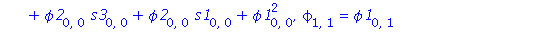 [x = 0, y = 0, s[0, 0] = 1, phi[0, 0] = 1, psi[0, 0] = 1, s[1, 0] = 0, s[0, 1] = 2*s1[0, 0], s[2, 0] = 2*s1[0, 0]*(s3[0, 0]+s1[0, 0]), s[1, 1] = 2*s2[0, 0]*s1[0, 0], phi[1, 0] = phi1[0, 0], phi[0, 1] ...