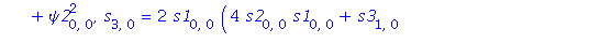 [x = 0, y = 0, s[0, 0] = 1, phi[0, 0] = 1, psi[0, 0] = 1, s[1, 0] = 0, s[0, 1] = 2*s1[0, 0], s[2, 0] = 2*s1[0, 0]*(s3[0, 0]+s1[0, 0]), s[1, 1] = 2*s2[0, 0]*s1[0, 0], phi[1, 0] = phi1[0, 0], phi[0, 1] ...