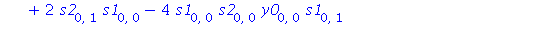 [x = 0, y = 0, s[0, 0] = 1, phi[0, 0] = 1, psi[0, 0] = 1, s[1, 0] = 0, s[0, 1] = 2*s1[0, 0], s[2, 0] = 2*s1[0, 0]*(s3[0, 0]+s1[0, 0]), s[1, 1] = 2*s2[0, 0]*s1[0, 0], phi[1, 0] = phi1[0, 0], phi[0, 1] ...
