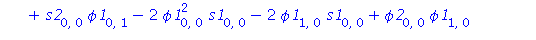 [x = 0, y = 0, s[0, 0] = 1, phi[0, 0] = 1, psi[0, 0] = 1, s[1, 0] = 0, s[0, 1] = 2*s1[0, 0], s[2, 0] = 2*s1[0, 0]*(s3[0, 0]+s1[0, 0]), s[1, 1] = 2*s2[0, 0]*s1[0, 0], phi[1, 0] = phi1[0, 0], phi[0, 1] ...