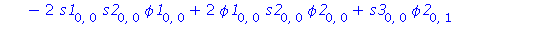 [x = 0, y = 0, s[0, 0] = 1, phi[0, 0] = 1, psi[0, 0] = 1, s[1, 0] = 0, s[0, 1] = 2*s1[0, 0], s[2, 0] = 2*s1[0, 0]*(s3[0, 0]+s1[0, 0]), s[1, 1] = 2*s2[0, 0]*s1[0, 0], phi[1, 0] = phi1[0, 0], phi[0, 1] ...