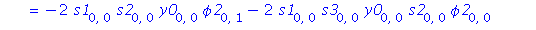 [x = 0, y = 0, s[0, 0] = 1, phi[0, 0] = 1, psi[0, 0] = 1, s[1, 0] = 0, s[0, 1] = 2*s1[0, 0], s[2, 0] = 2*s1[0, 0]*(s3[0, 0]+s1[0, 0]), s[1, 1] = 2*s2[0, 0]*s1[0, 0], phi[1, 0] = phi1[0, 0], phi[0, 1] ...