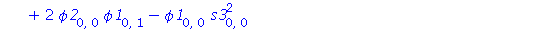 [x = 0, y = 0, s[0, 0] = 1, phi[0, 0] = 1, psi[0, 0] = 1, s[1, 0] = 0, s[0, 1] = 2*s1[0, 0], s[2, 0] = 2*s1[0, 0]*(s3[0, 0]+s1[0, 0]), s[1, 1] = 2*s2[0, 0]*s1[0, 0], phi[1, 0] = phi1[0, 0], phi[0, 1] ...