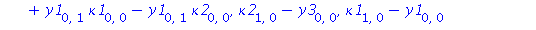 [(-kappa1[0, 0]+kappa2[0, 0])*y4[1, 0]-y3[0, 0]*y2[0, 0]-y3[0, 0]*y4[0, 0]+y3[0, 1]*kappa1[0, 0]-y3[0, 1]*kappa2[0, 0], (-kappa1[0, 0]+kappa2[0, 0])*y3[1, 0]+2*kappa2[0, 0]^2*kappa1[0, 0]^2-kappa2[0, ...