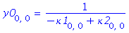 y0[0, 0] = 1/(-kappa1[0, 0]+kappa2[0, 0])