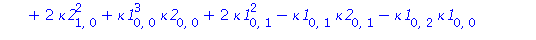 kappa2[2, 0] = (-2*kappa2[0, 0]^2*kappa1[0, 0]^2+kappa2[0, 0]^3*kappa1[0, 0]-kappa1[1, 0]*kappa2[1, 0]+2*kappa2[1, 0]^2+kappa1[0, 0]^3*kappa2[0, 0]+2*kappa1[0, 1]^2-kappa1[0, 1]*kappa2[0, 1]-kappa1[0,...