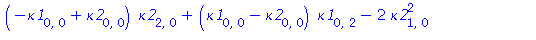 (-kappa1[0, 0]+kappa2[0, 0])*kappa2[2, 0]+(kappa1[0, 0]-kappa2[0, 0])*kappa1[0, 2]-2*kappa2[1, 0]^2+2*kappa2[0, 0]^2*kappa1[0, 0]^2-kappa2[0, 0]^3*kappa1[0, 0]+kappa1[1, 0]*kappa2[1, 0]-kappa1[0, 0]^3...
