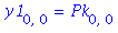 y1[0, 0] = Pk[0, 0]