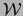 ${\cal W}$