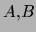 $A,B$