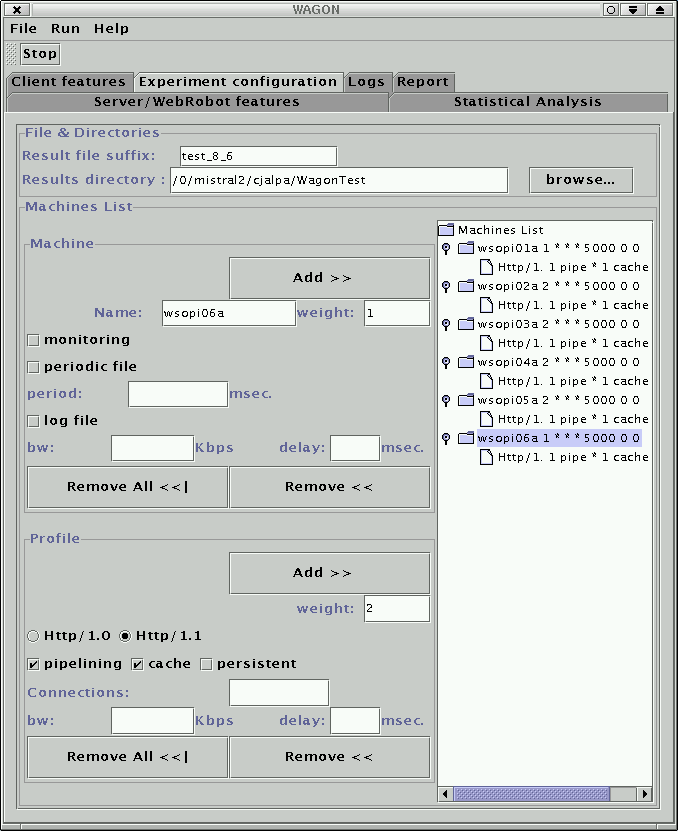 Omglet Experiment configuration