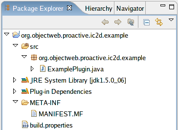 The plug-in structure