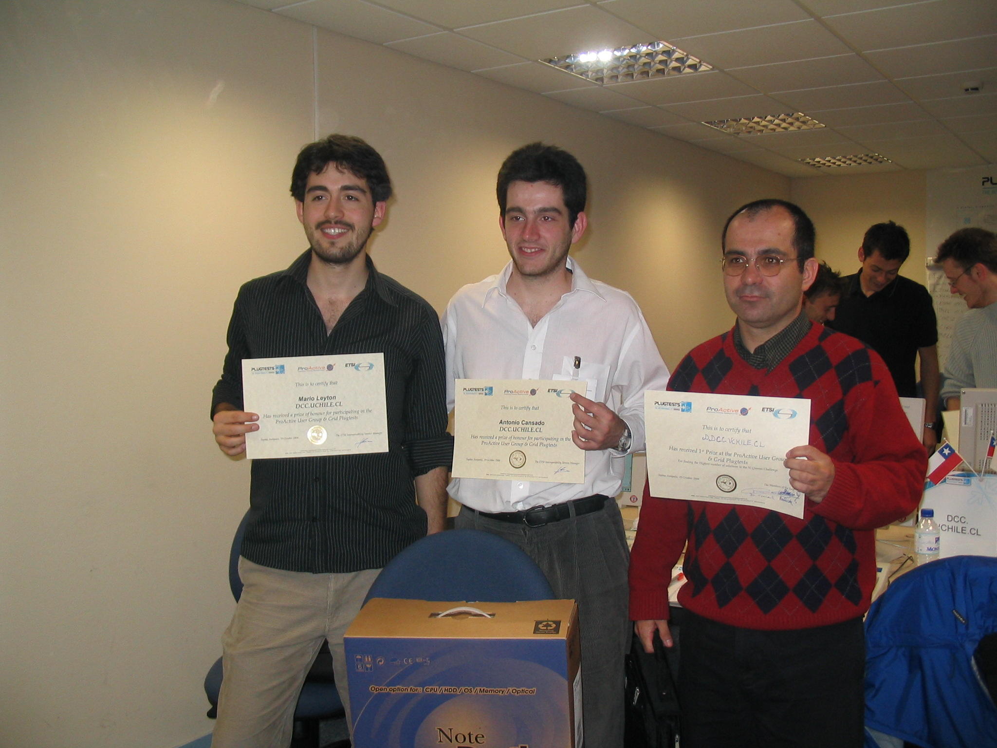The Chilean winners of the Contest