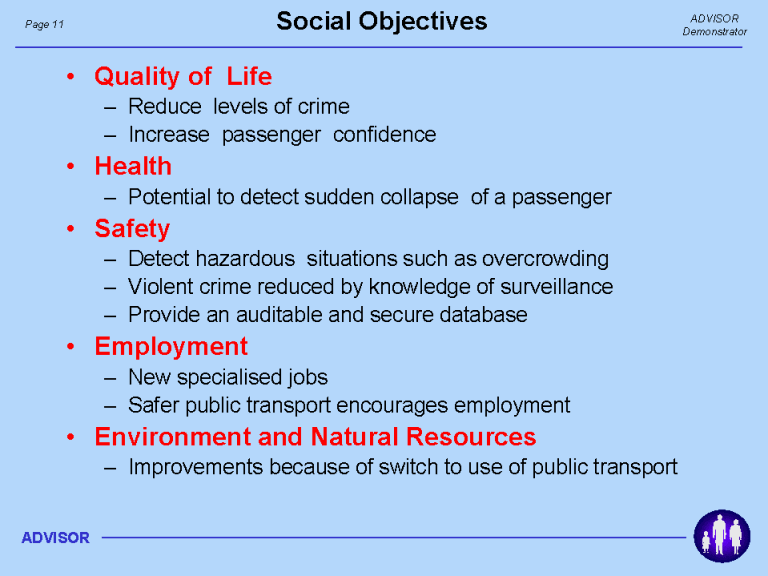 Social Objectives