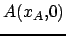 $ A(x_A,0)$