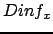$ {Dinf_x}$