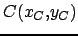 $ C(x_C,y_C)$