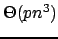 $ \Theta(pn^3)$