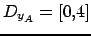 $ D_{y_A}=[0,4]$