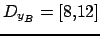 $ D_{y_B}=[8,12]$