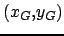 $ (x_G,y_G)$
