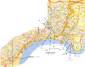 Larger scale map