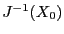 $J^{-1}(X_0)$