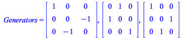 Typesetting:-mprintslash([Generators = Matrix([[Typesetting:-mn(