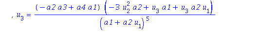 action := [x = a1*x+a2*u[0]+t1, u[0] = a3*x+a4*u[0]+t2, u[1] = (a3+a4*u[1])/(a1+a2*u[1]), u[2] = (-a2*a3+a4*a1)*u[2]/(a1+a2*u[1])^3, u[3] = (-a2*a3+a4*a1)*(-3*u[2]^2*a2+u[3]*a1+u[3]*a2*u[1])/(a1+a2*u[...